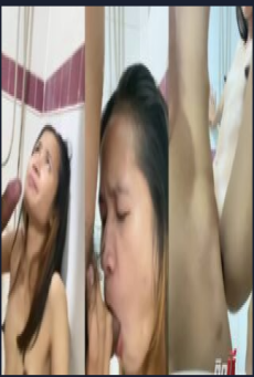 คลิปหลุดเสียงไทย สาวใหญ่โดนควยยัดปากคาห้องน้ำ