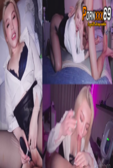 สาวผมทองมาจับอมควยแฟนหนุ่มอย่างเด็ดต่อด้วย จับเย็ด