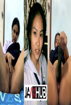 คลิปหลุด นักเรียน นั่งแหกหีเปิดกล้องโชว์หี คอลเสียว ส่งคลิปให้ผัวดู เอาแตงกวายัดรูหี xxx เข้าไปเต็มลำโคตรฟิน หีน่าเย็ด หีไร้ขน